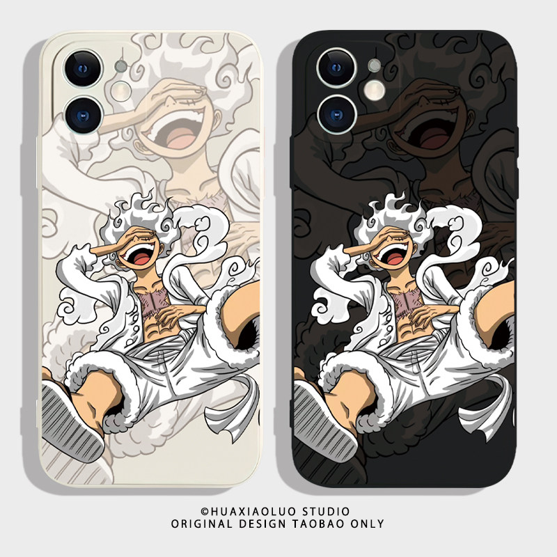 尼卡路飞5档~个性卡通iPhone15promax苹果14华为mate60/p50小米13新款12适用oppo荣耀90一加11情侣手机壳vivo
