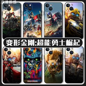 变形金刚手机壳适用苹果14套15超能勇士iphone13崛起12mini周边11promax新款x大黄蜂8plus擎天柱xr汽车人xs/7