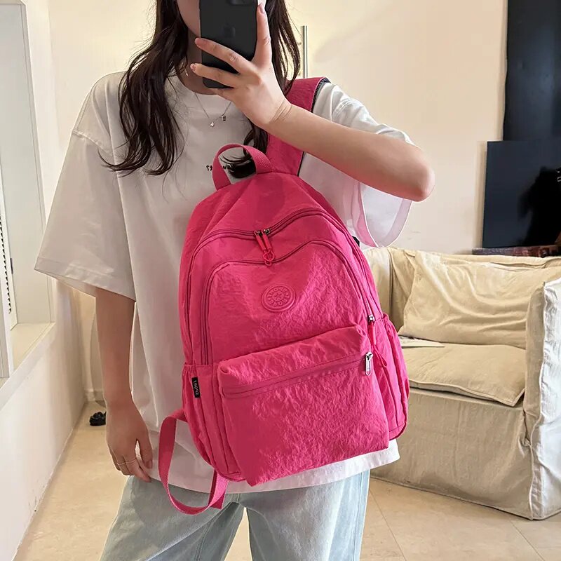 大号可折叠防泼水大容量双肩包