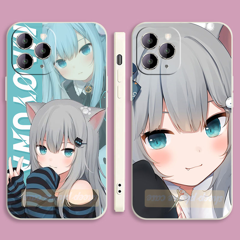 日系可爱手机壳猫羽雫适