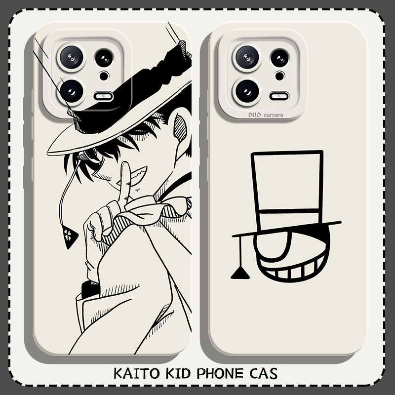 怪盗基德手机壳适用小米15名侦探柯南14ultra动漫13pro周边12/11红米k80k70/k60至尊版k50/k40s/k30/note10/9