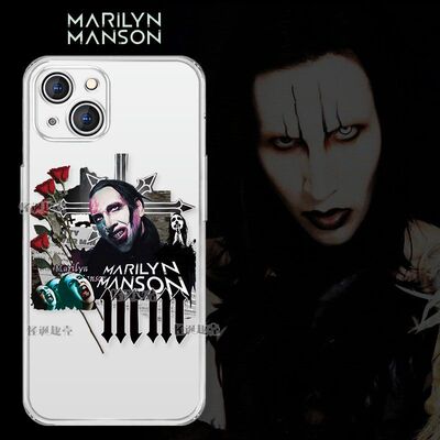 玛丽莲曼森手机壳适用真
