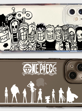 海贼王手机壳华为mate60Pro周边nova13漫画pura70路飞日漫p50黑白11联名12荣耀200动漫日系90航海王x40适用80