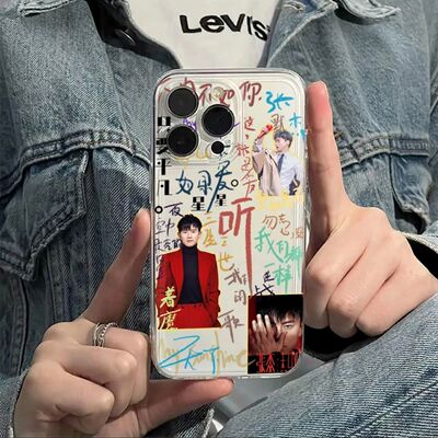 潮牌张杰歌名标签适用苹