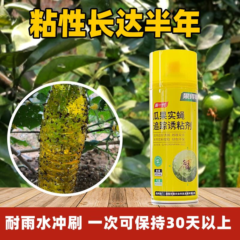 果得刚瓜果实蝇诱粘剂灭针蜂克星诱捕器引诱剂果园菜园果树杀虫剂