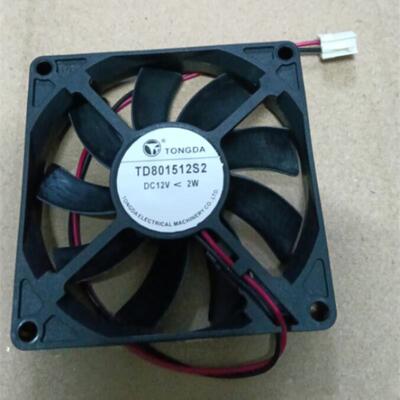 适用于TONGDA TD801512S3 S2 12V  2W MD冰箱风扇 8CM 8015