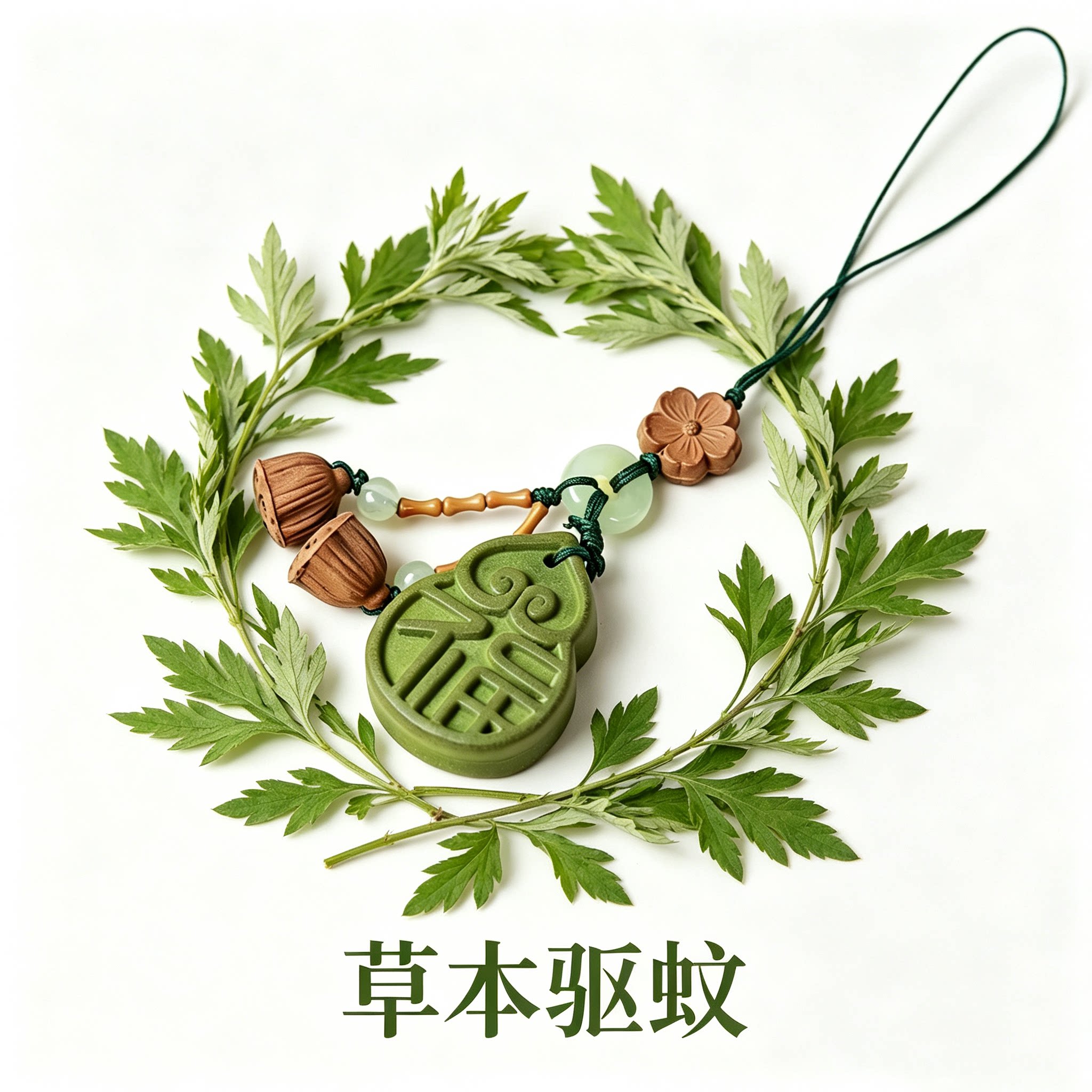 【草本驱蚊】福禄合香牌随身挂饰