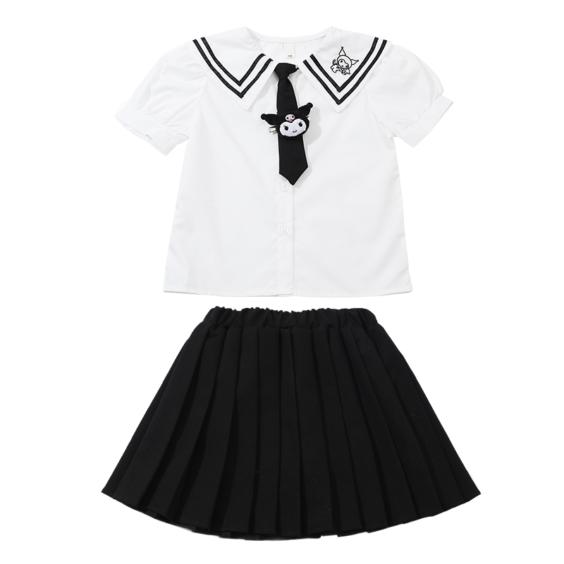 女童短裤女孩2025新款衣服套装短袖衬衫服装夏季夏装儿童裤子潮