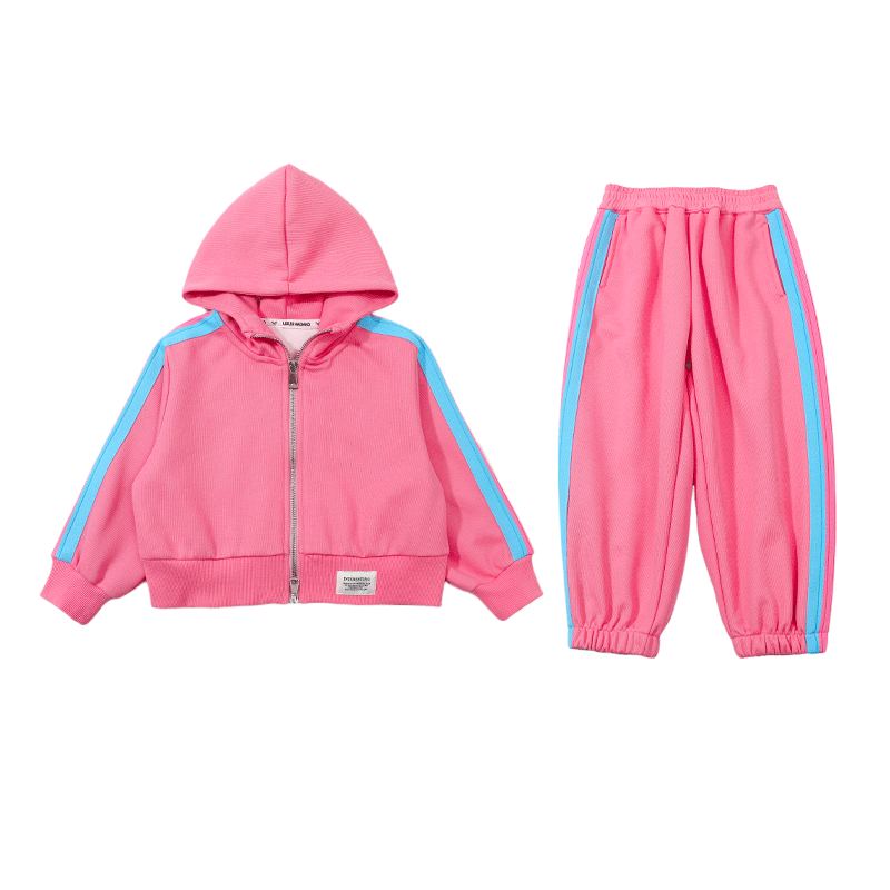 女童春秋棒球服套装新款