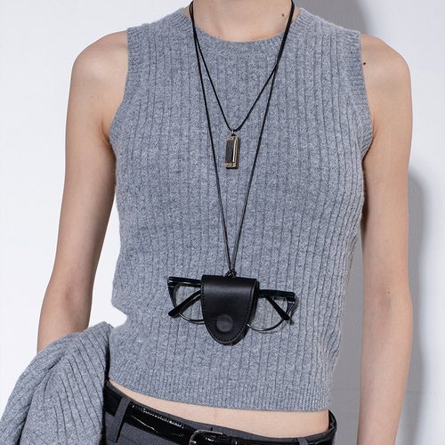 绞花通勤简约背心上衣女