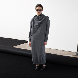 B833 h型连衣裙B823 322WORKHOUSE针织羊绒裙女士2025新款 秋冬长袖