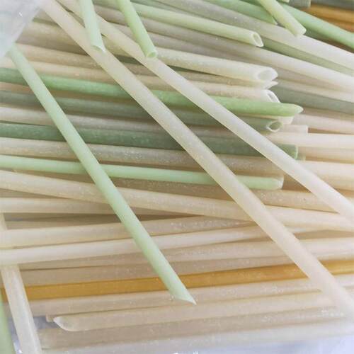 源头厂家备大吸管生产线环保压可降解可食米用大米吸管设ZUX挤机