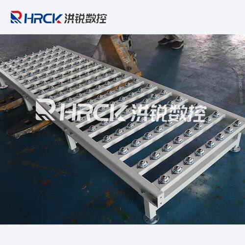 工厂直供无动力备牛向hr-jshg眼万球工作设台螺杆式不锈钢输送台