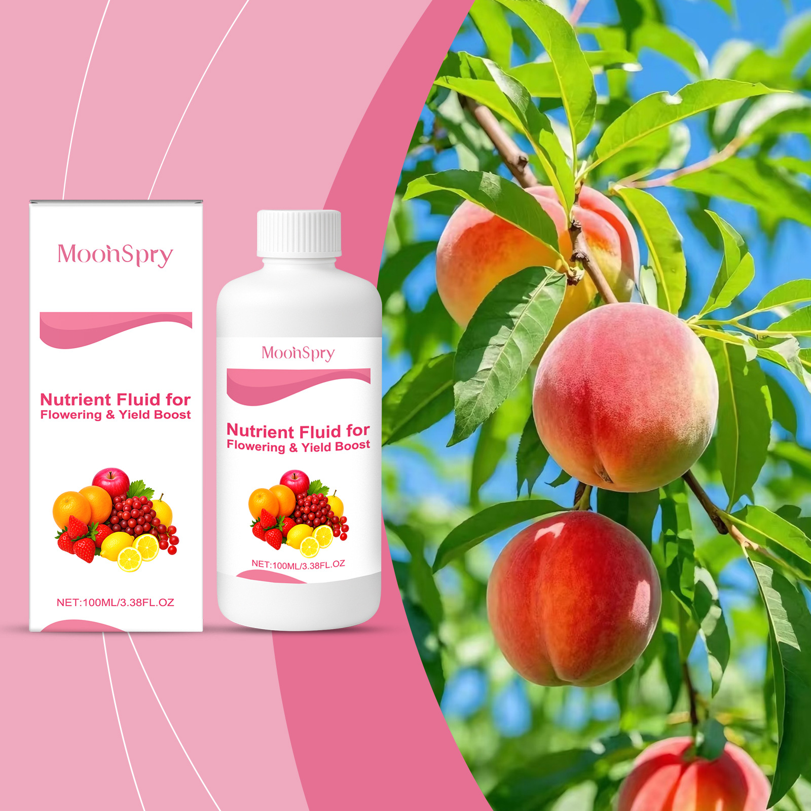 MOONSPRY花卉营养液植物花果园艺