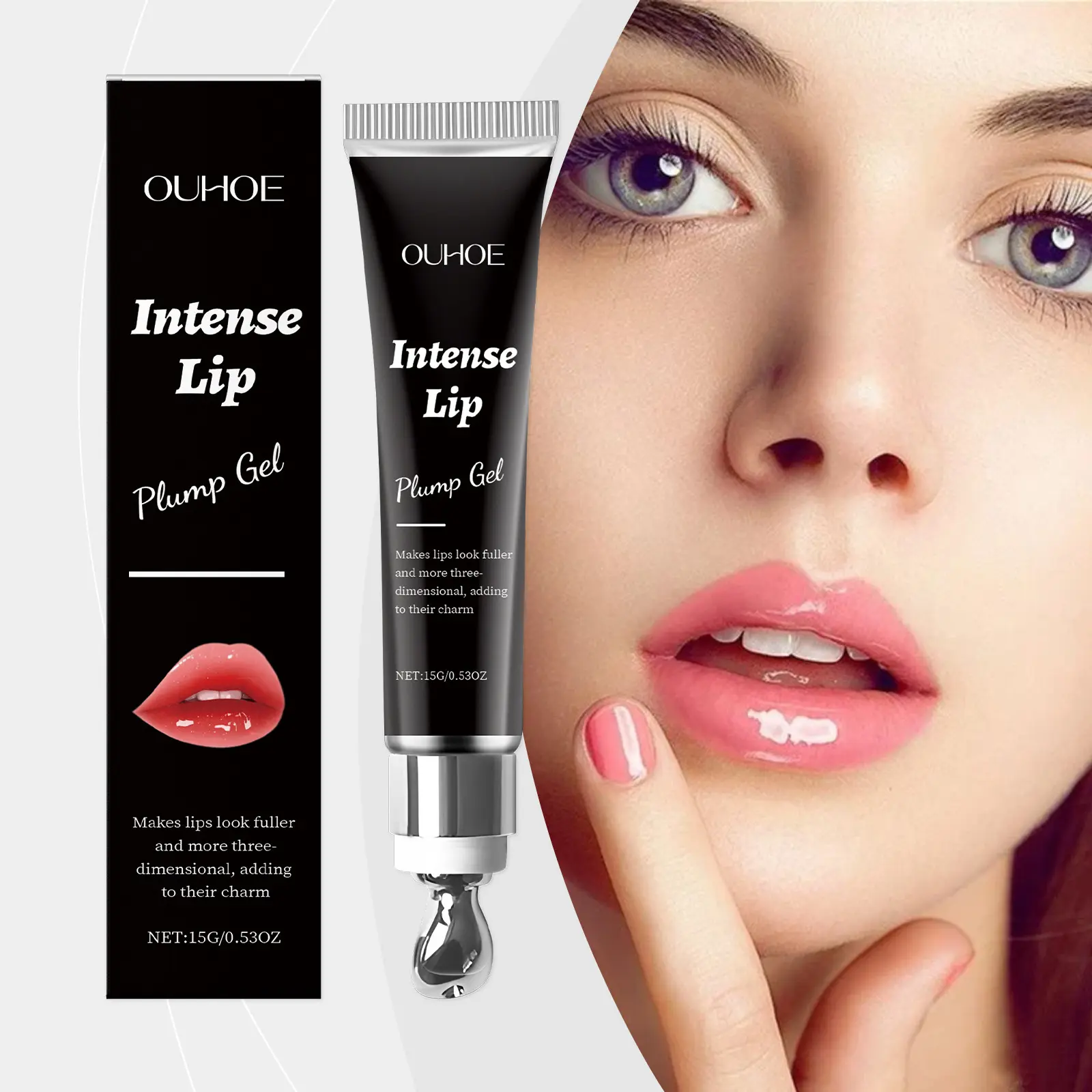Lip Gel Moisturising Hydrating Lip Gloss Nourishing Lightwei