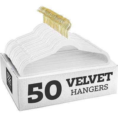 Velvet Clothes hangers for Coats Pants Dress Home Closet衣架