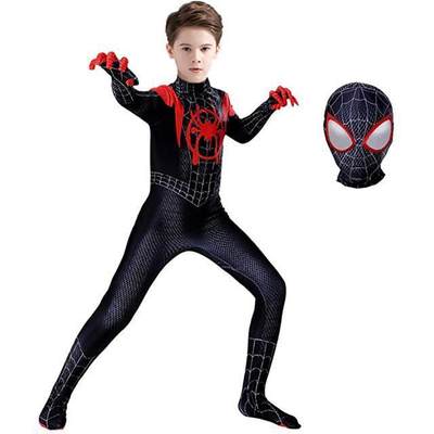 New Miles Morales Far From Home Spiderman Cosplay Costume P