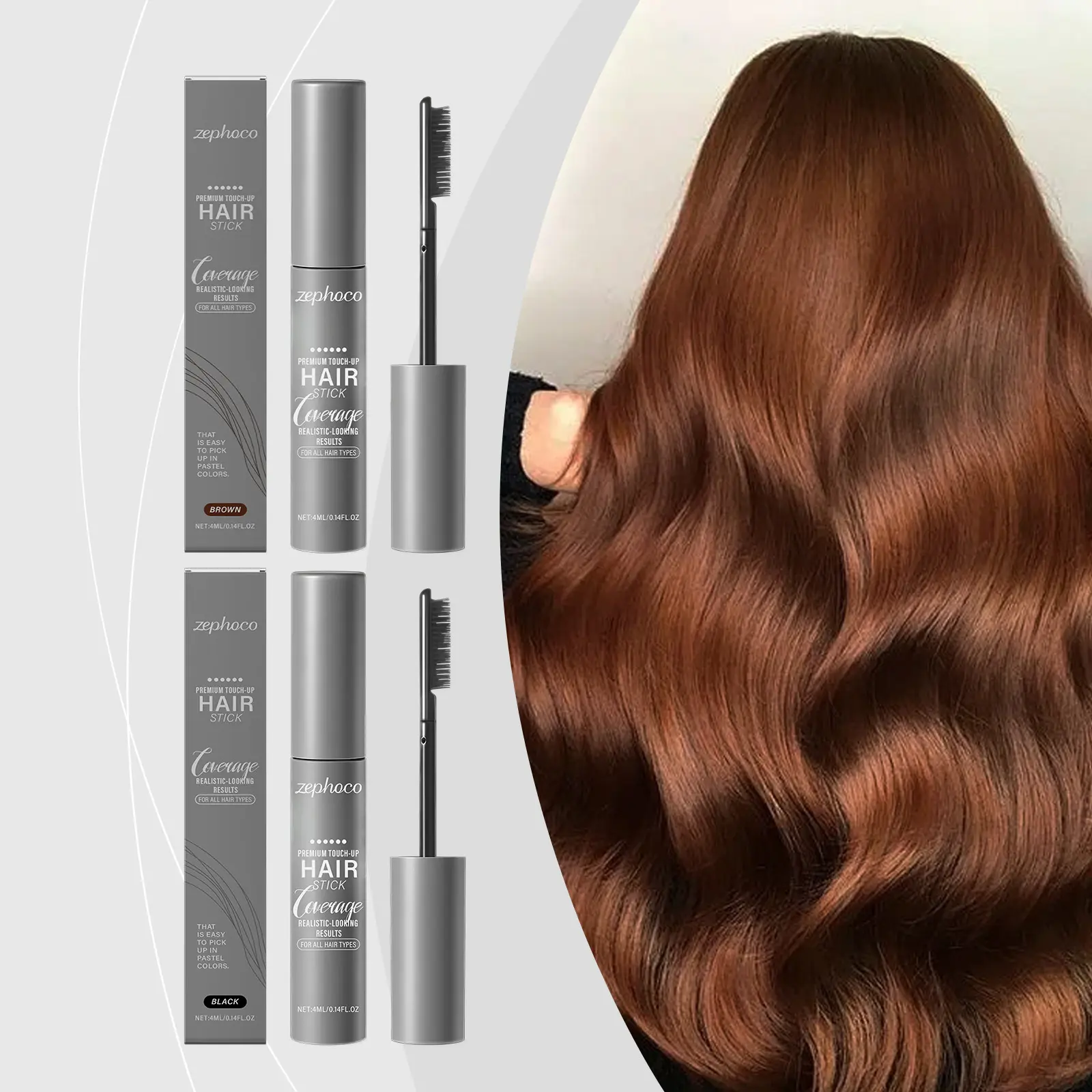 Hair Retouching Cream Natural Long Lasting Easy Colour Fit C