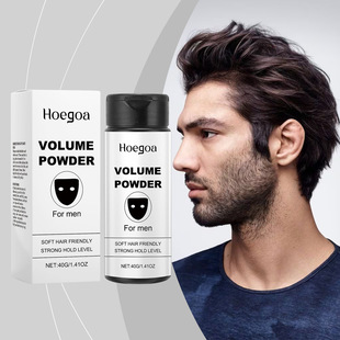 Rich styling hair powder with mild ingredients, no-wash, flu