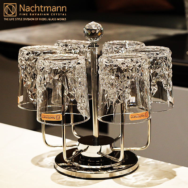 德国Nachtmann进口轻奢水晶玻璃威士忌洋酒啤酒杯饮料水杯子套装