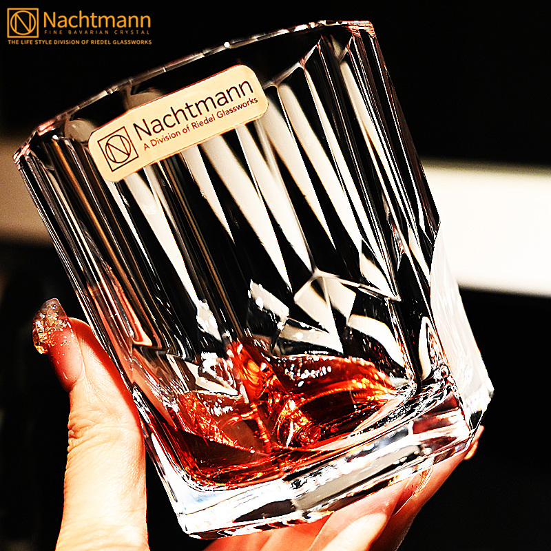 德国进口Nachtmann水晶玻璃威士忌洋酒杯鸡尾酒杯啤酒杯果汁水杯