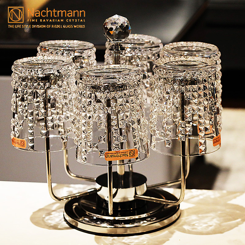 德国Nachtmann进口轻奢水晶玻璃威士忌洋酒啤酒杯饮料水杯子套装