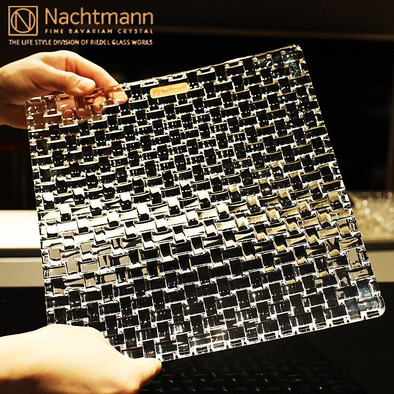 德国Nachtmann进口水晶玻璃水果盘沙拉寿司干果盘果斗零食碗2件套