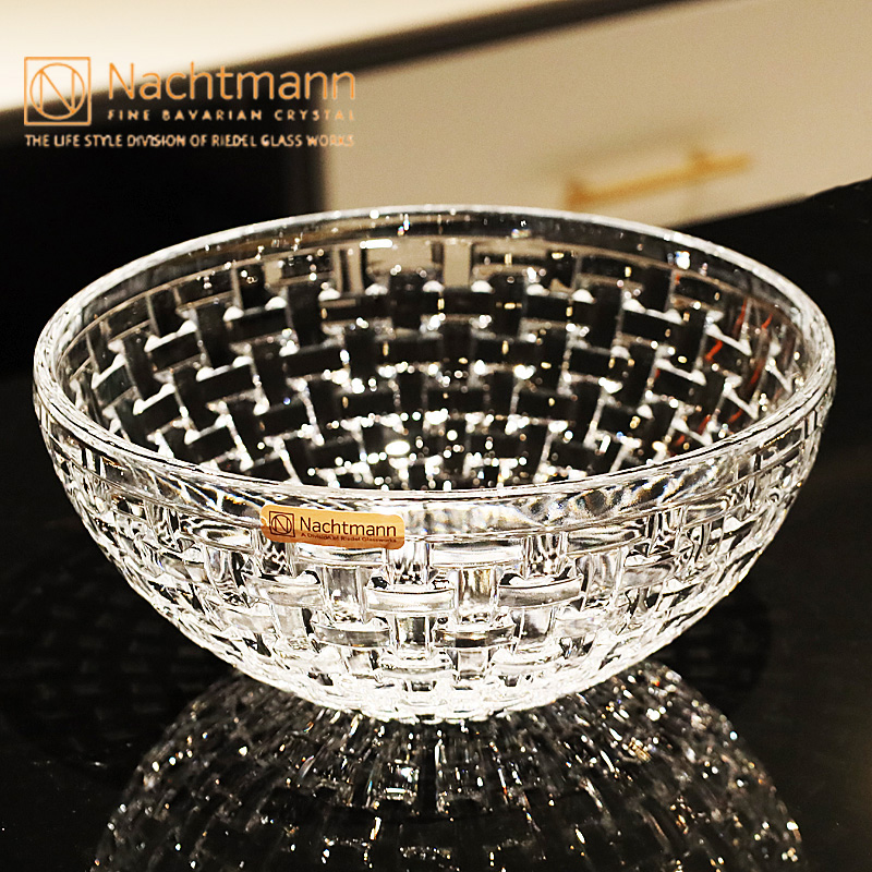 水晶玻璃家用高档客厅进口沙拉碗