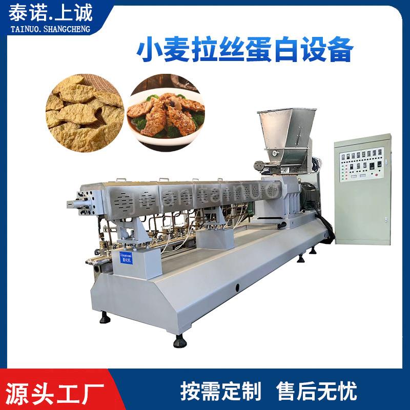 谷朊粉小麦拉丝蛋白生产线 麦黄金面筋片拉丝蛋白设备 产品升级