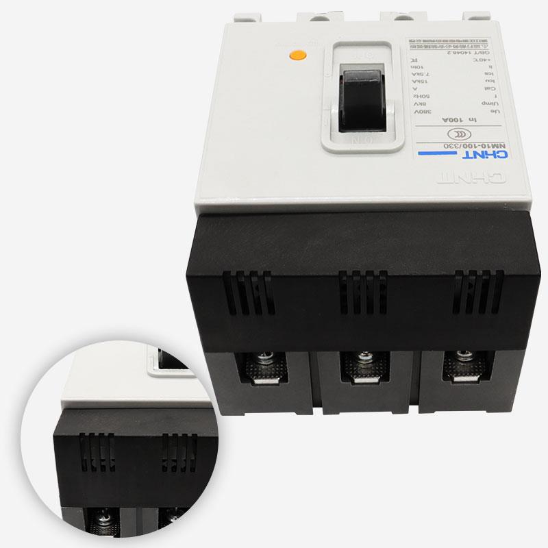 NM10 CDM10断路器隔弧罩空开保护罩RDM10电弧防护罩TGM10绝缘护罩