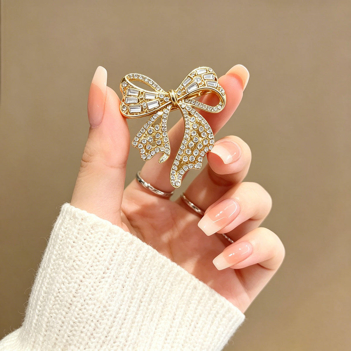 闺蜜款蝴蝶结胸针别针