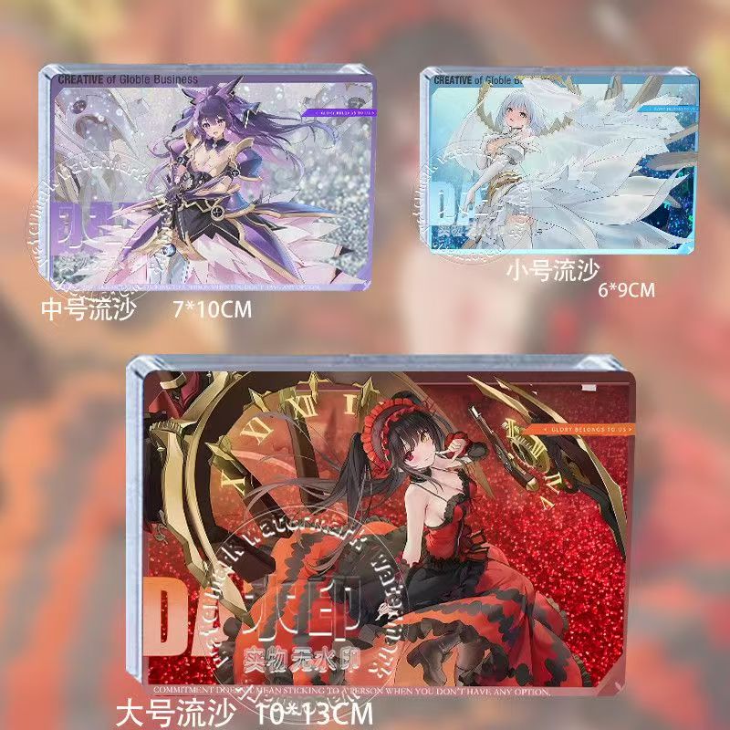 碧蓝航线约战周边夜刀神十香鸢一折纸时崎狂三联动周边流沙麻将