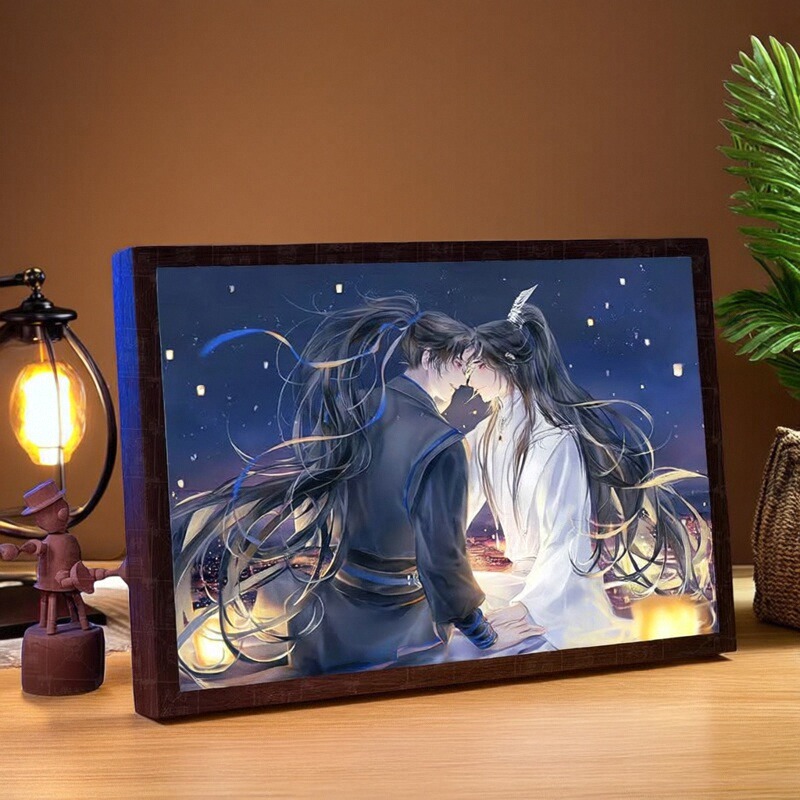 二哈和她的白猫师尊墨燃灯光画