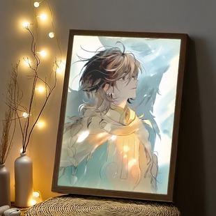 查九亚瑟唐晓翼周边灯光画墨多多谜境立牌桌面摆件小夜灯装饰画