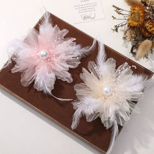 超仙欧根纱时尚发夹头饰