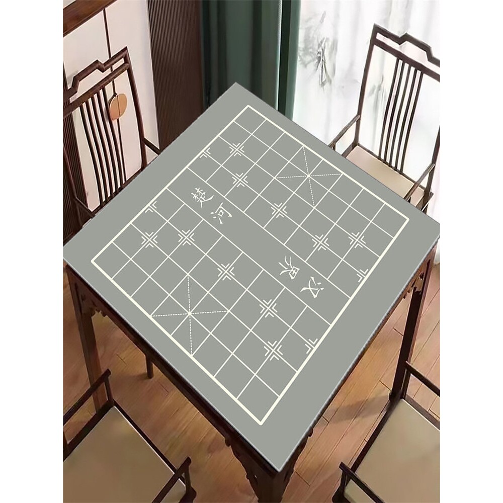 中国象棋桌垫象棋棋盘软布静音防滑手搓麻将桌布大号折叠打牌台布