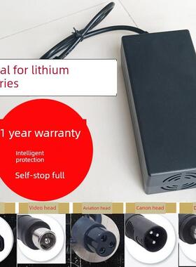 电动滑板车Shilop哈雷滑板车驱动锂电池充电器48V36V24V42V通用