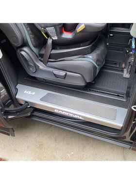 2021-2025款KIA嘉华中门铝合金迎宾踏板LED灯门槛条配件Ka4专用