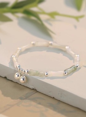 步步高升竹节手链女轻奢小众精致