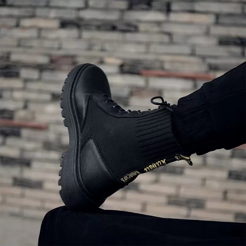 irvx男士冬季保暖马丁靴