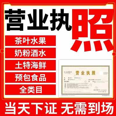 广州深圳东莞佛山公司营业执照代办理个体户注册工商变更异常注销