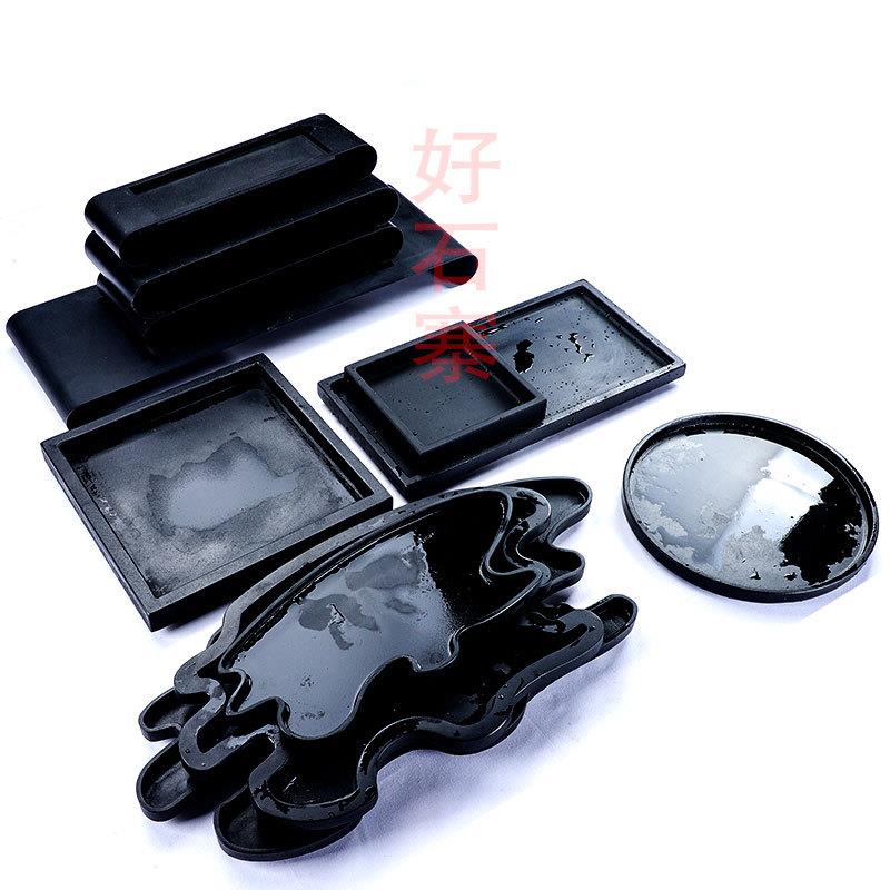 异形盆景盆 乌金石整块石头假山栽花盆 摆件亲子活动DIY 沙盘造景