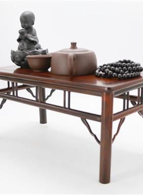 红酸枝明式长方底座 红木花盆景底座 实木奇石底座摆件木架