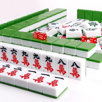 手搓麻将四川麻将牌 家用一级品中大号广东麻雀48 50送品冰雪