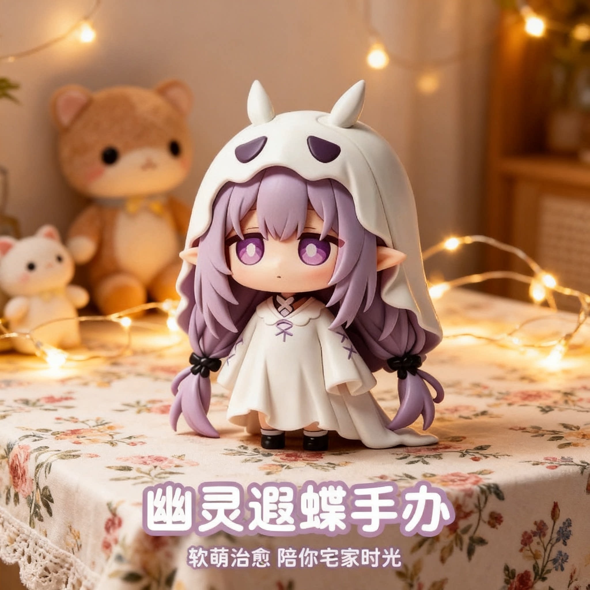 星铁幽灵遐蝶【顶配版】可爱Q版手办游戏周边GK桌搭摆件模型礼物 - 实物图