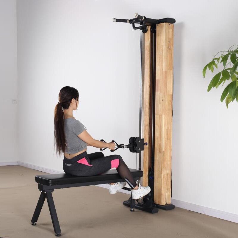 家用壁挂式贴墙体综合训练器小飞鸟龙门架引体向上靠墙私教双臂机