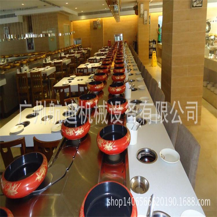 厂家直供回转锅设自助传送寿带旋备转司输送带火餐单台面加饮专用