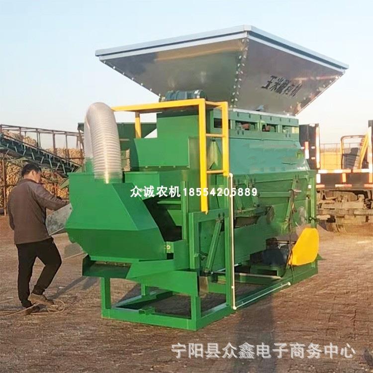 河北邯郸自动上NVA出料玉米脱可粒机售家脱用商用行走式加工玉米