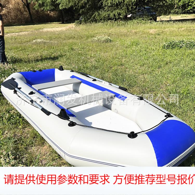 防汛救援皮划艇 6-8人抗洪冲锋舟 救生艇水域橡皮艇
