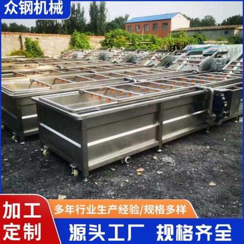 厂家直销全自动翻浪式气泡清洗机 大型果蔬清洗机 现货出售